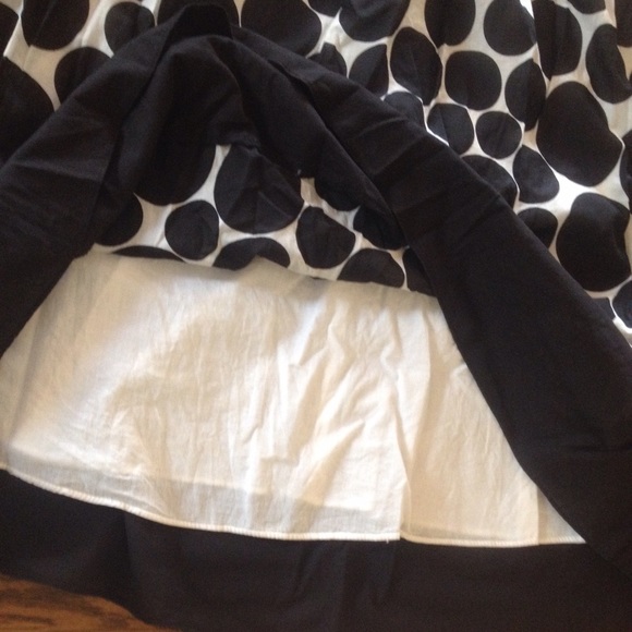 Karlie fit&flare dress,sz M, keyhole back, b&w dot - Picture 6 of 7