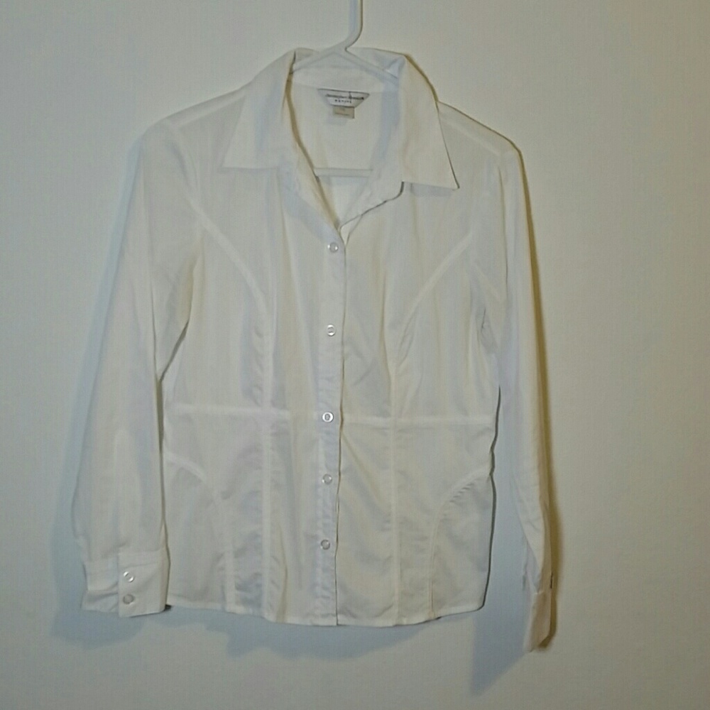 White button down