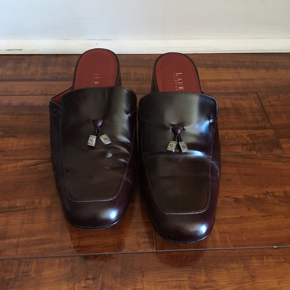 LAST DAY❗️Burgundy/Brown Leather Loafers