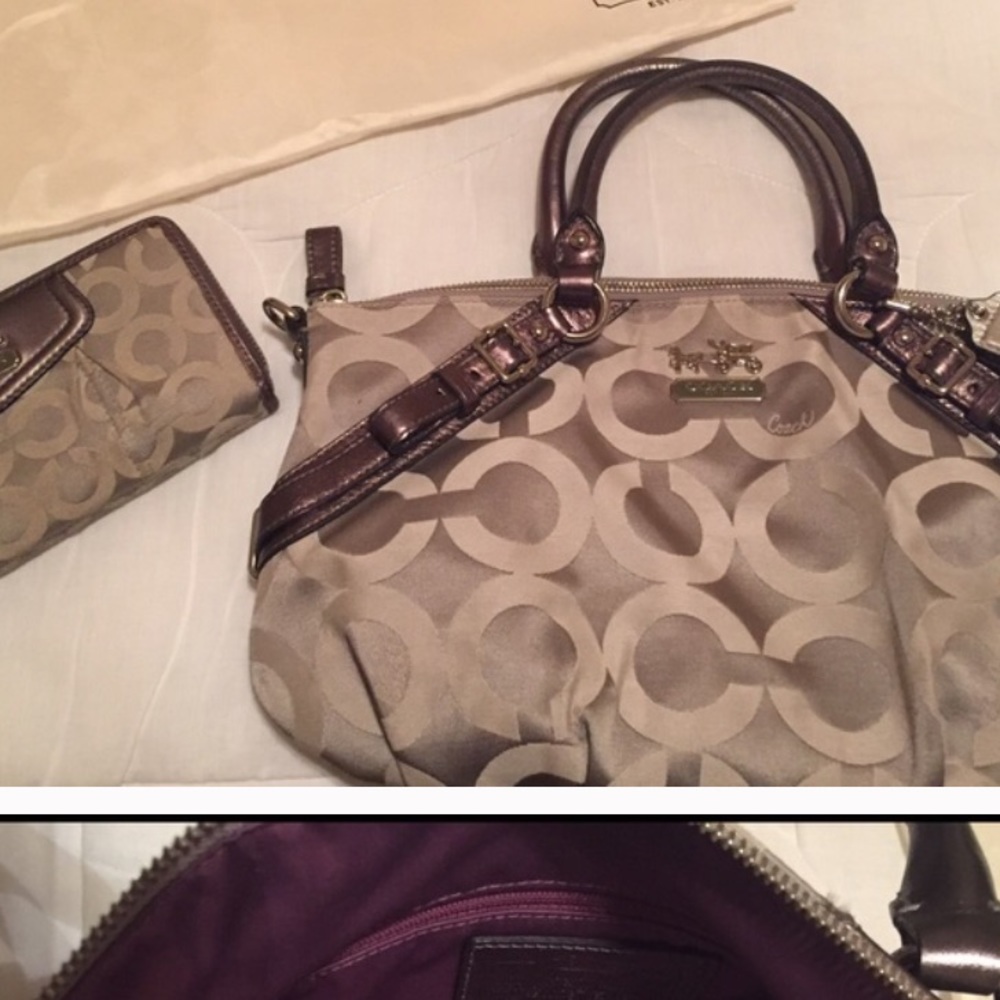 Coach Handbag and Wallet