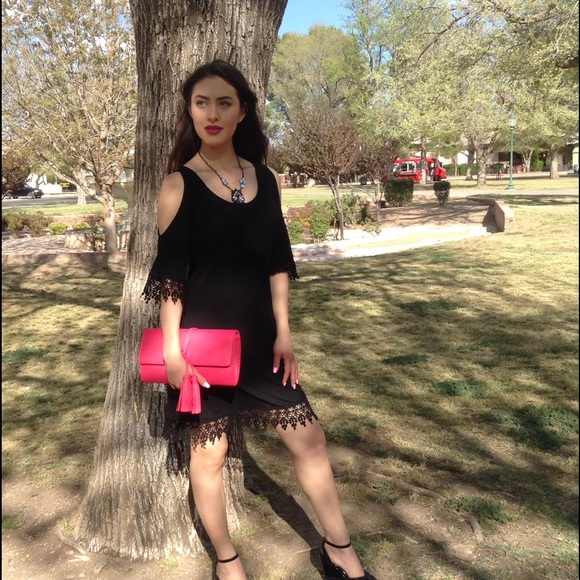 Cold Shoulder Dress - Picture 3 of 7