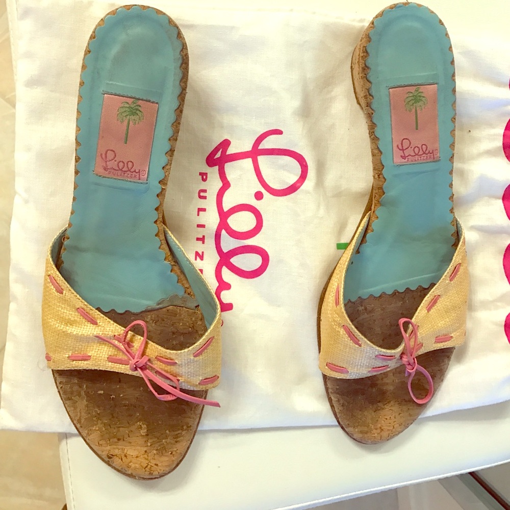 Lilly Pulitzer Sandals Sz 9.5