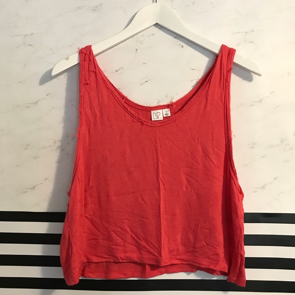 Coral crop top tank - Picture 2 of 4