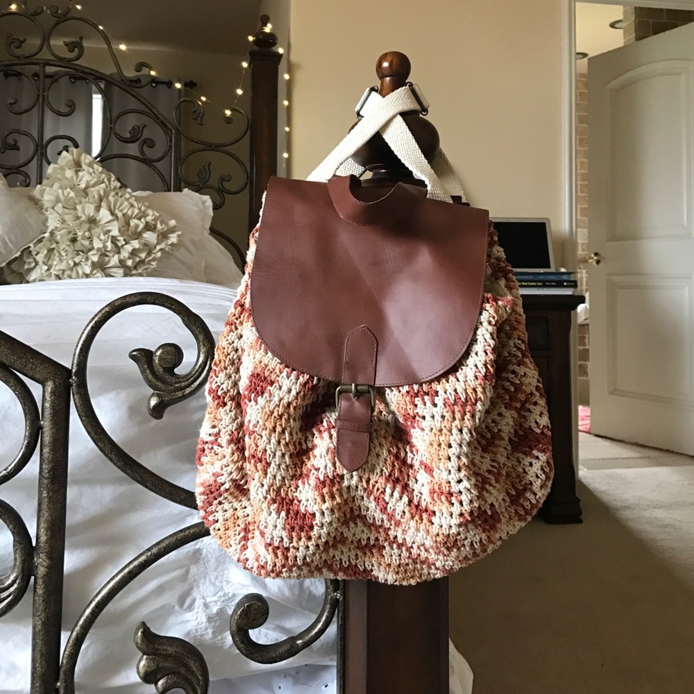 Knitted backpack from Urban Outfitters