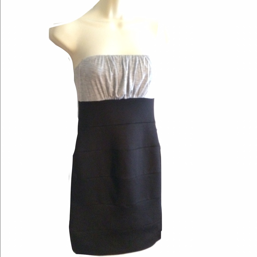 NWT FOREVER 21 Strapless Bodycon Mini Dress Stretch S
