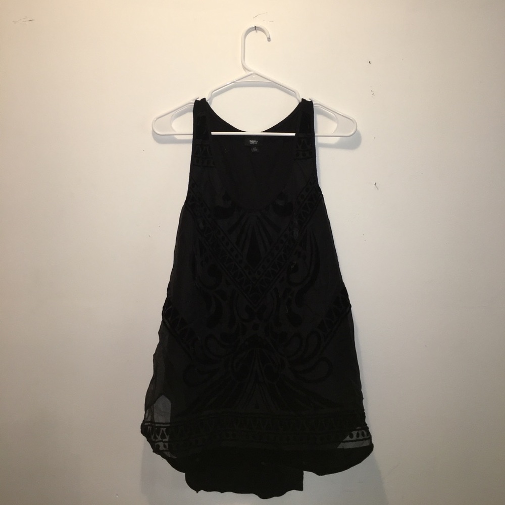 Velvet Accented Tank