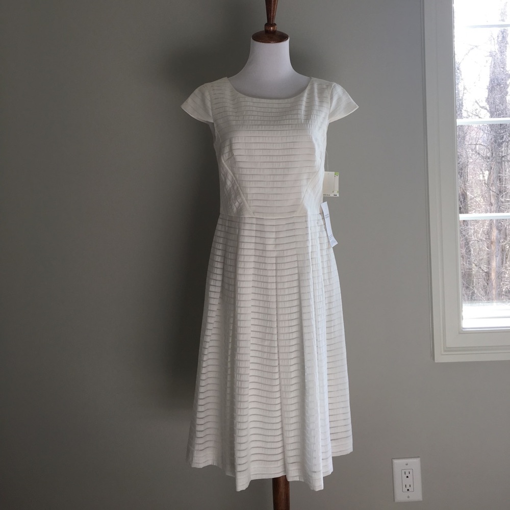 NWT Anne Klein White Dress