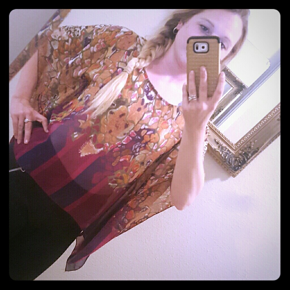 Colorful Spring/Summer Tunic or Coverup