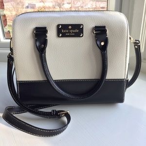 Kate Spade Wellesley Alessa Satchel Black/Cream