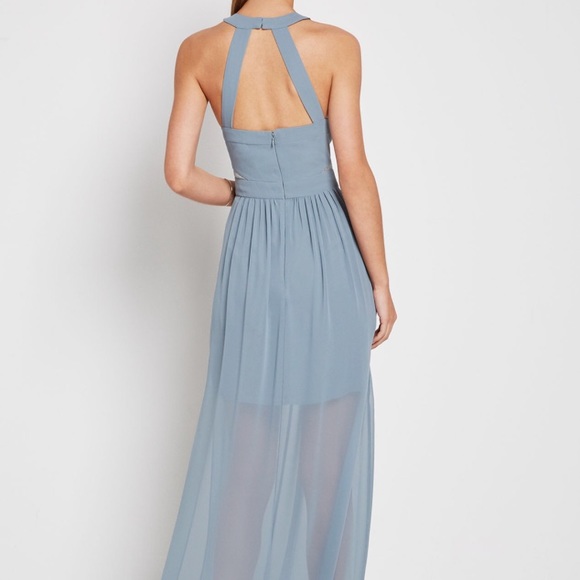 surplice dress chiffon wedding - Picture 2 of 5