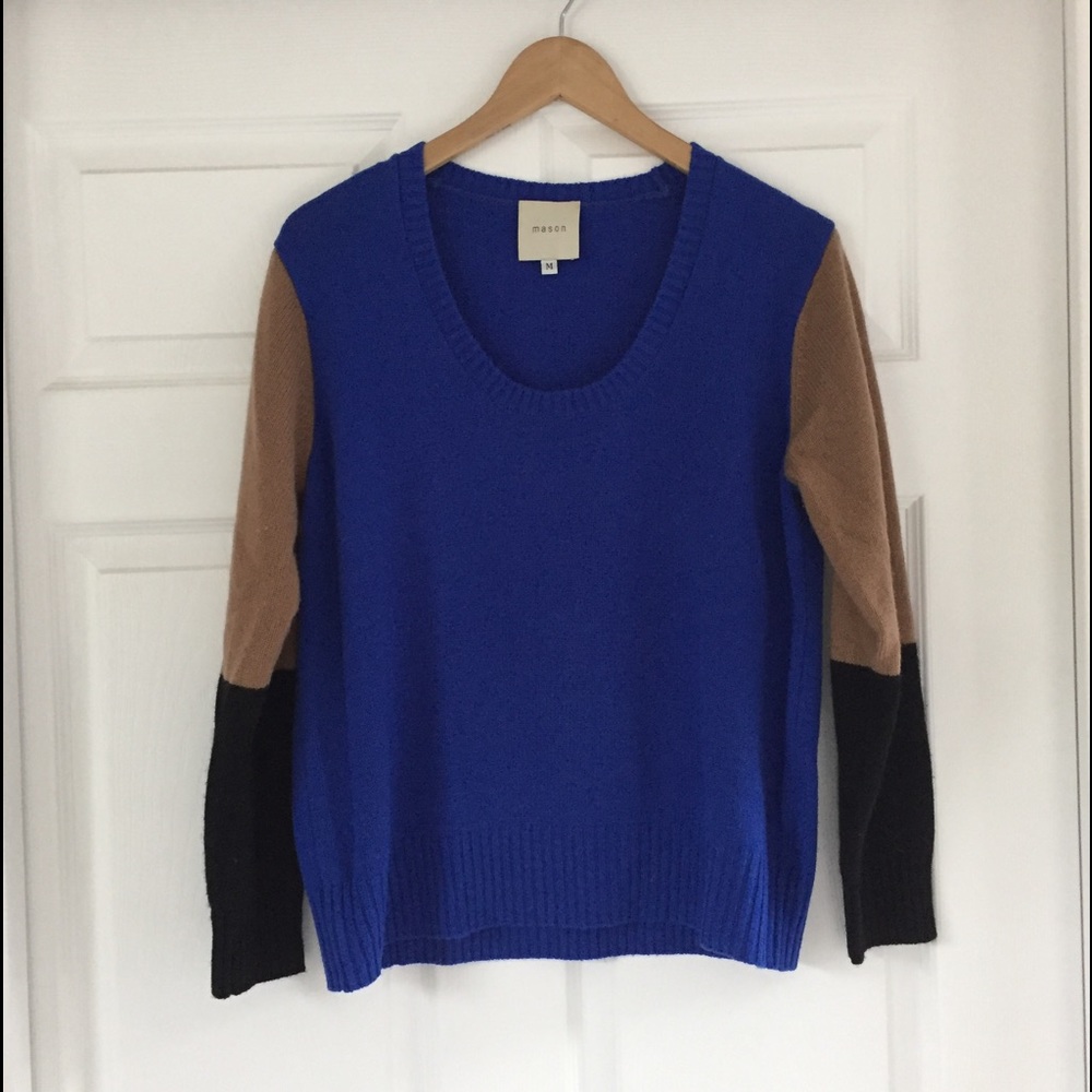 Mason by Michelle Mason Color Block Sweater