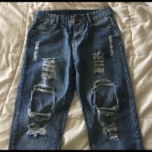 Ripped Mom Jeans