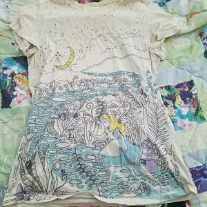 Alice in Wonderland shirt Delias Vintage