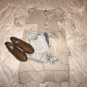 3/4 sleeve free people tunic