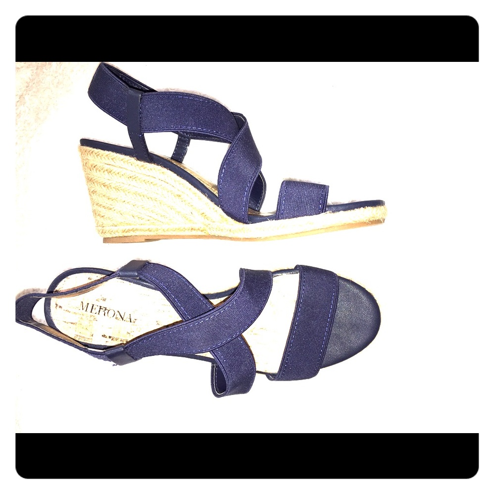Navy espadrilles sandals