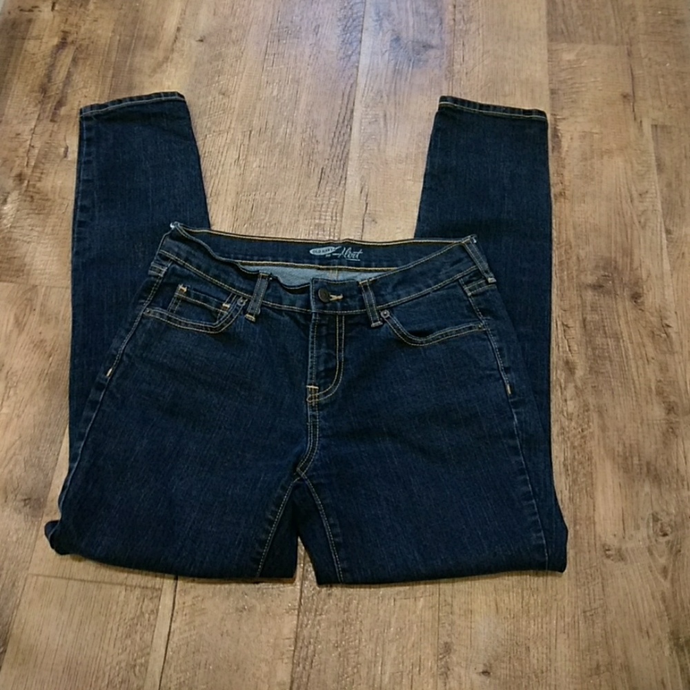 Old Navy dark wash skinny jeans