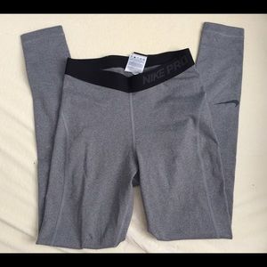 Nike pro dri-fit fleece lined leggings