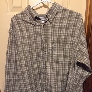 Columbia long sleeve button-up shirt size large