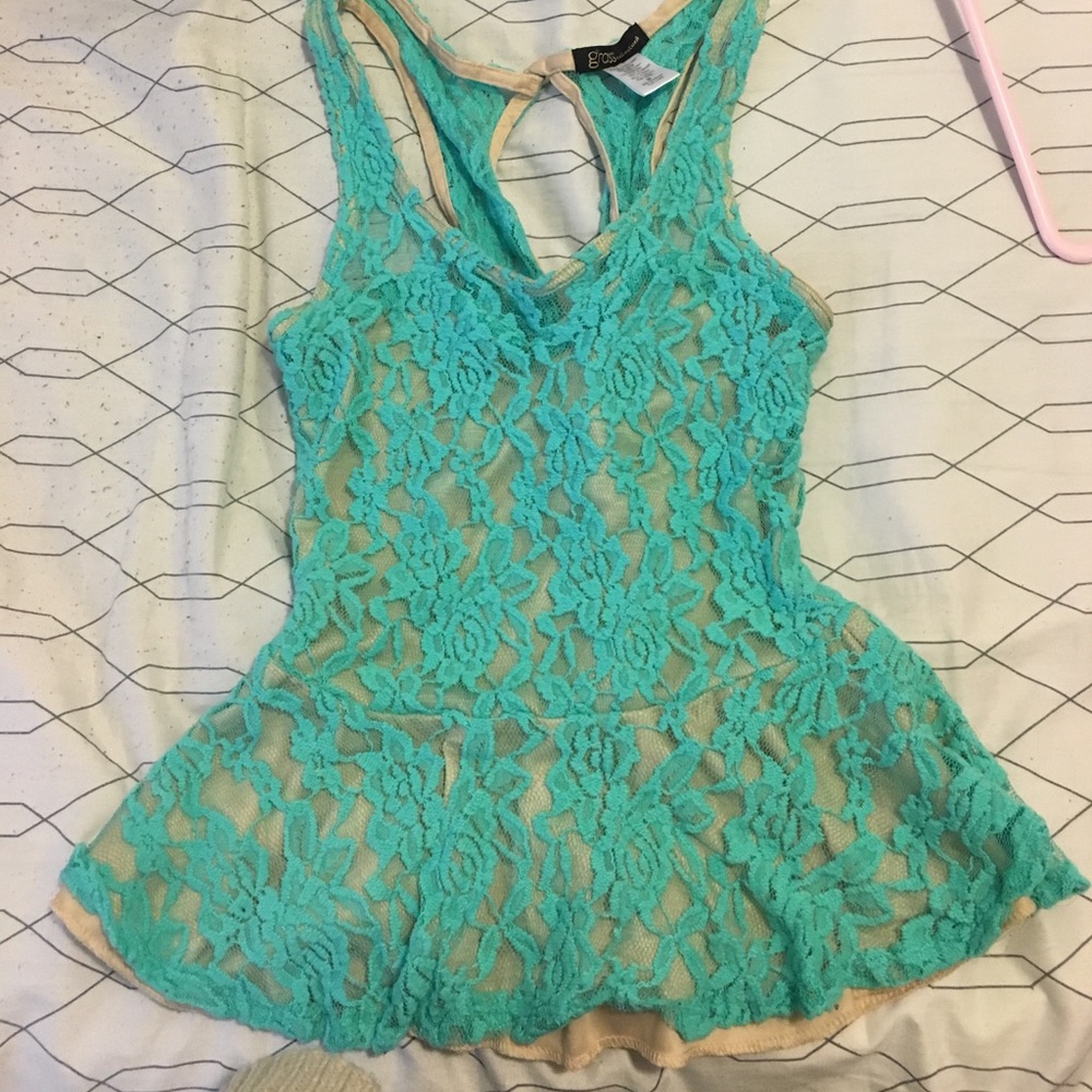 Peplum Tank Top