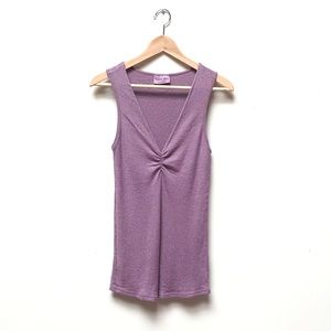 Michael Stars lavender sleeveless top