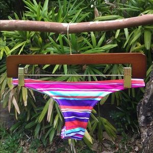 Pualani Striped Skimpy Scrunch bottom