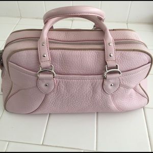 Cole Haan blush pink leather handbag