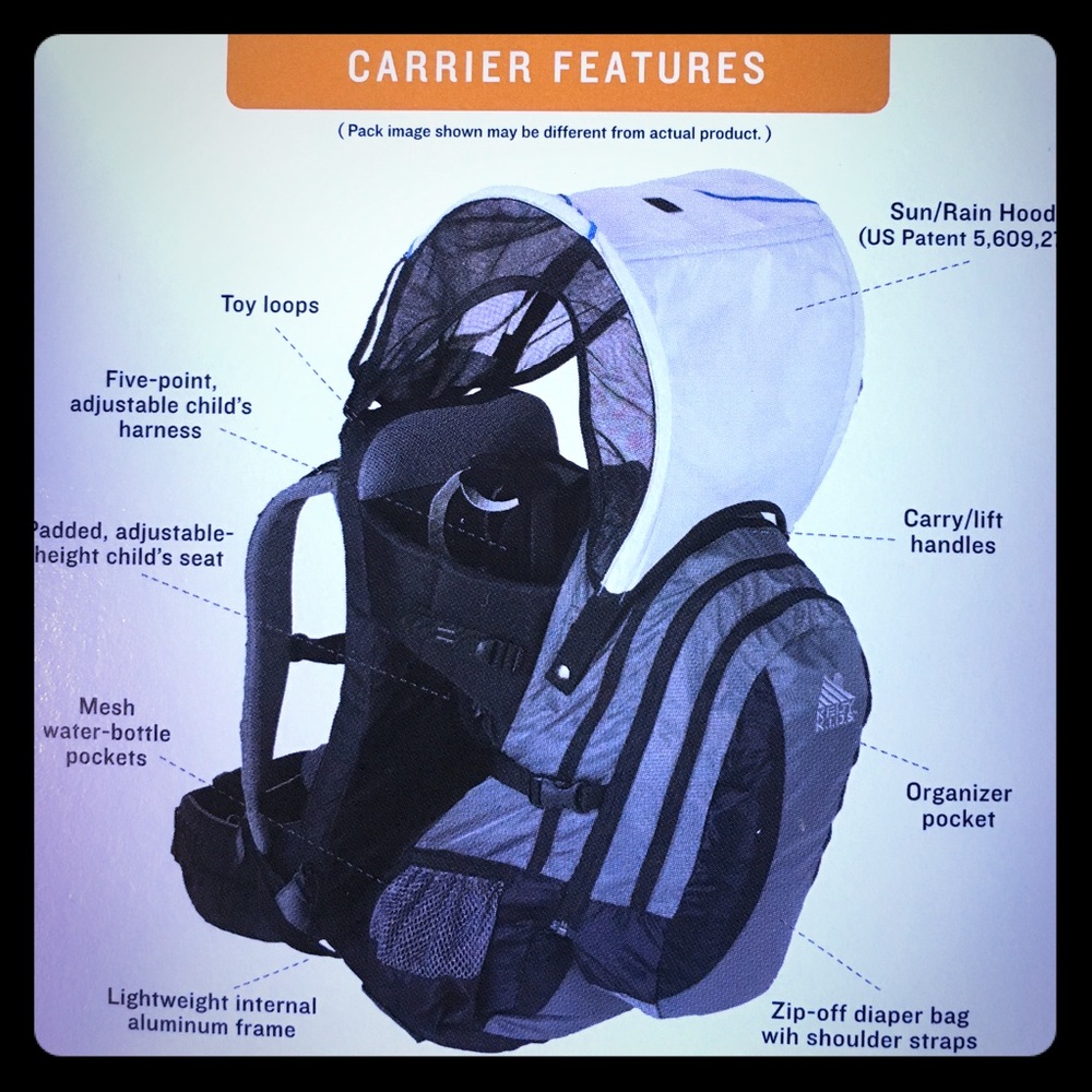Kelty kids Transit Carrier Brand New never used