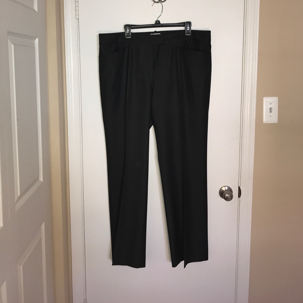 Dark grey slacks