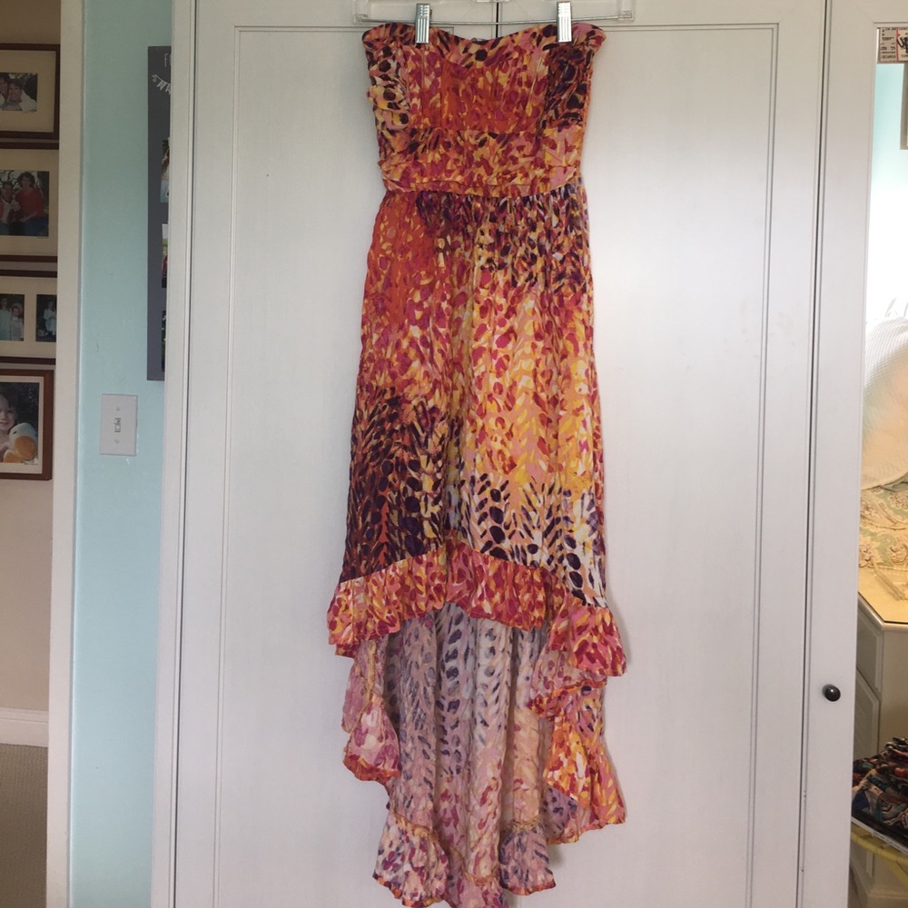 Colorful A-line dress