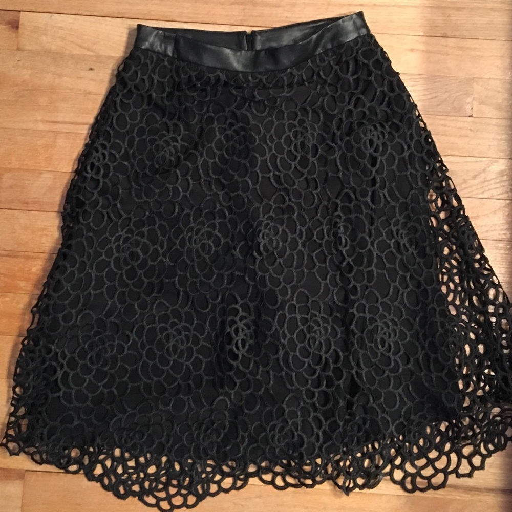 Black Lacey skirt