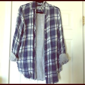 VINTAGE HAVANA FRAYED FLANNEL