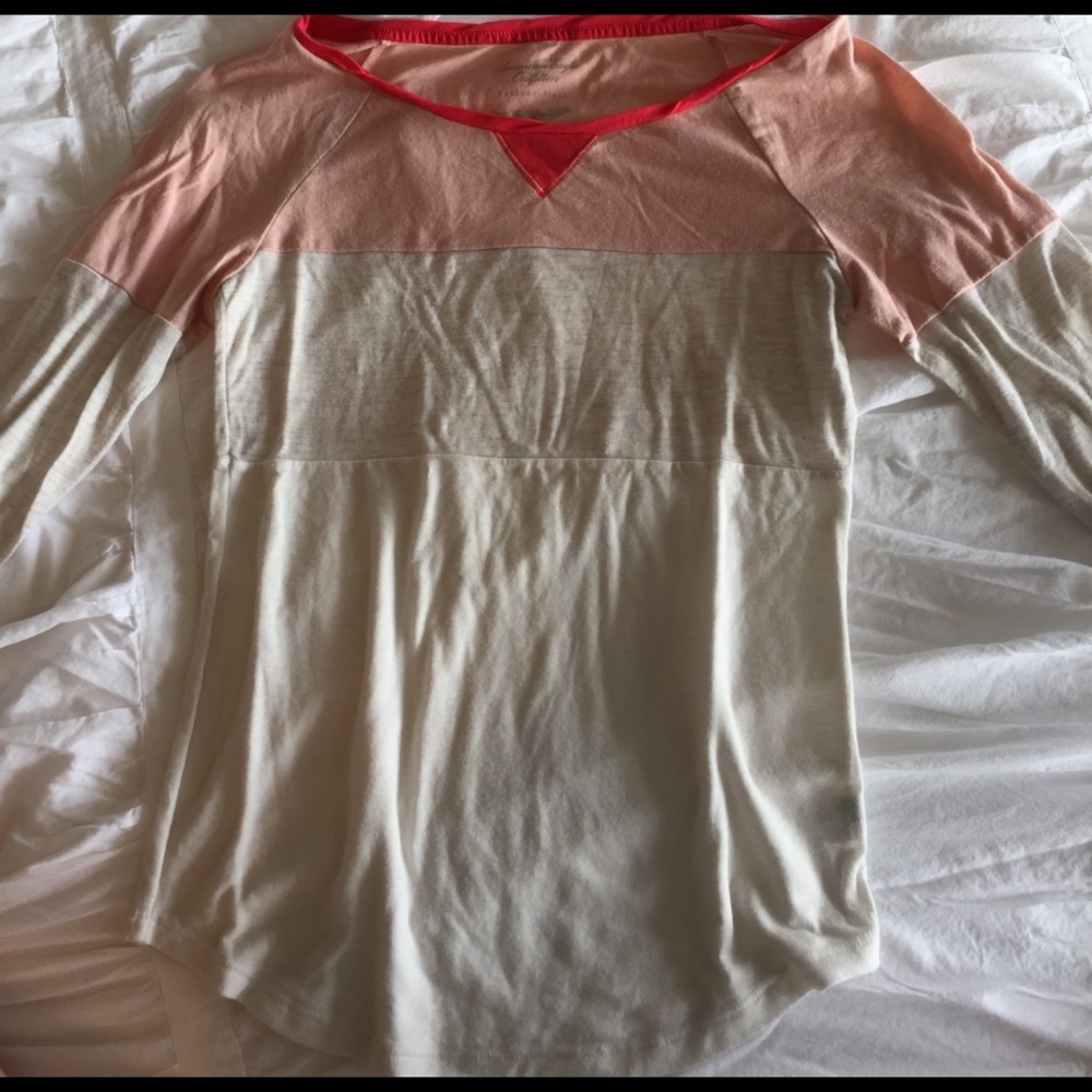 New Soft American Eagle Tricolor Tee feather light