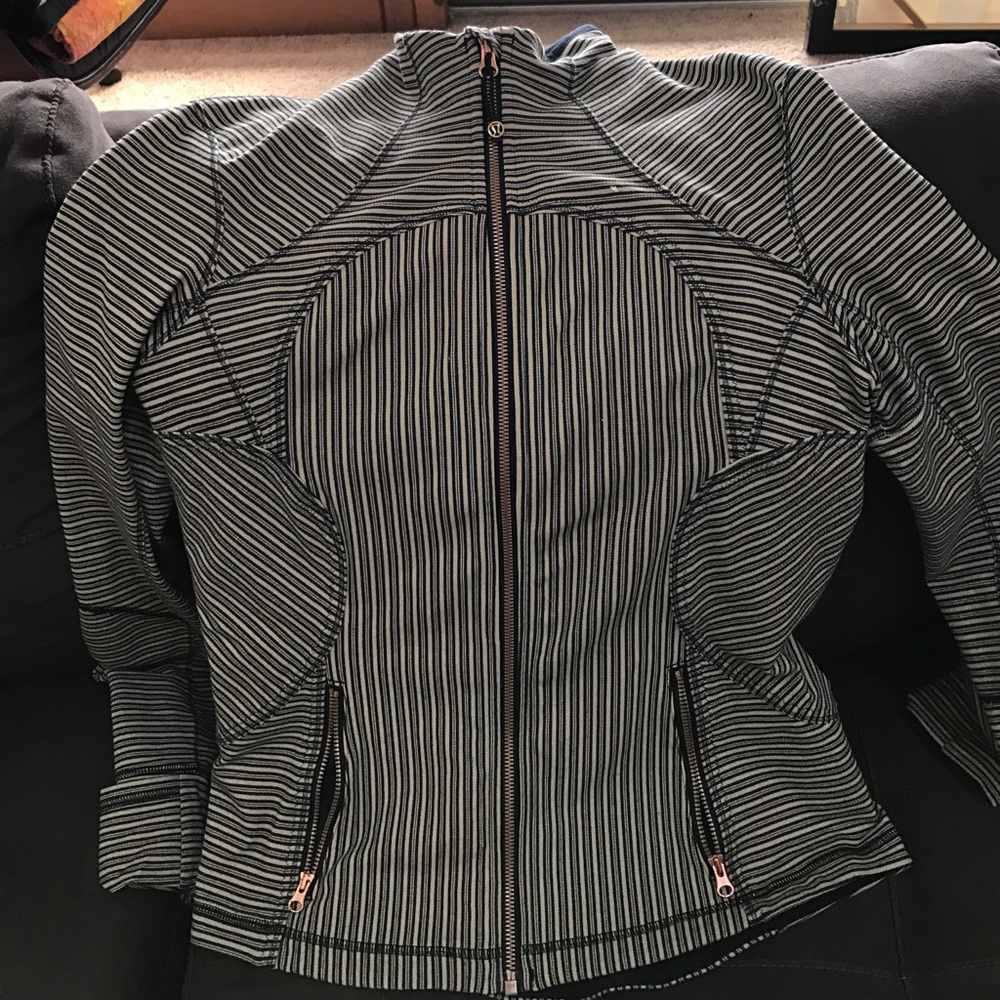 Lululemon striped define jacket size 10