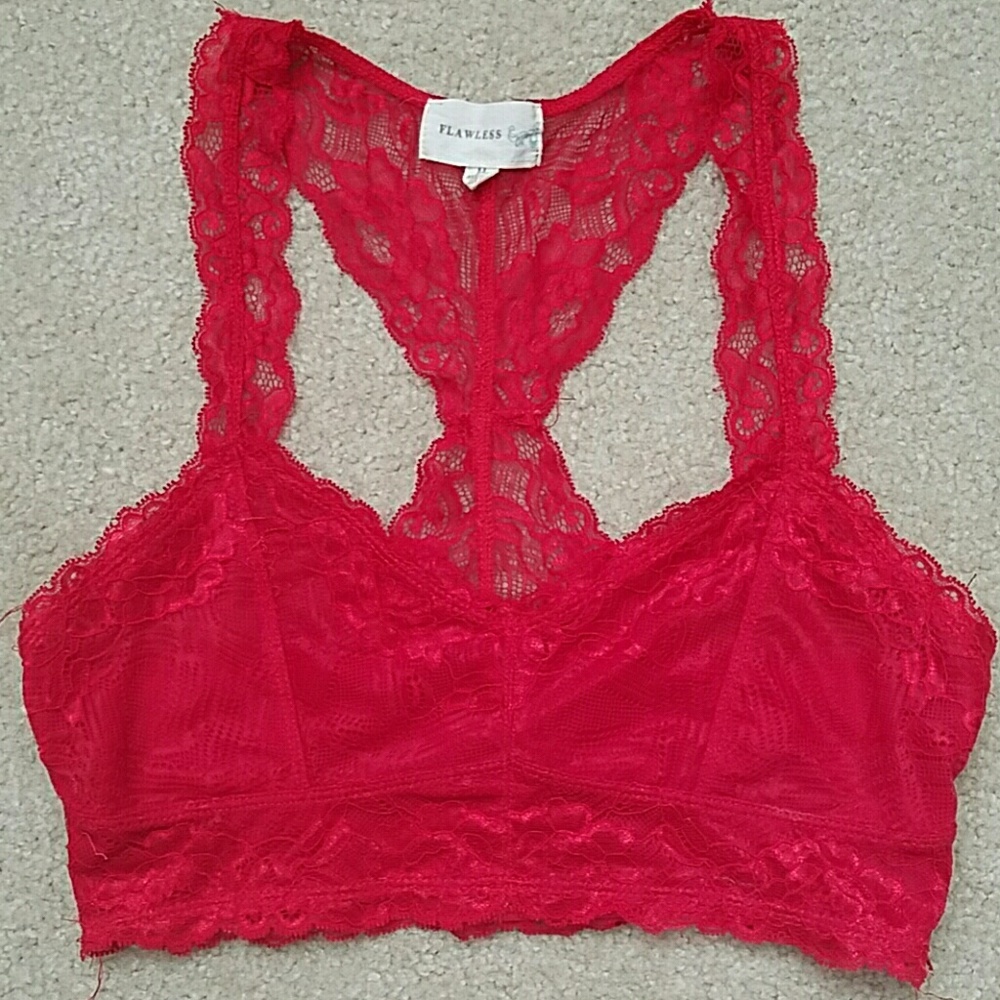 Red Lace Bralette
