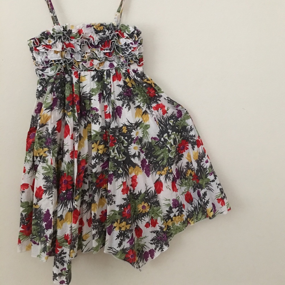 NWOT Adjustable tube or singlet floral dress