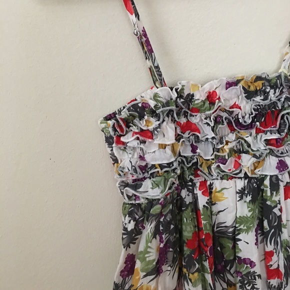 NWOT Adjustable tube or singlet floral dress - Picture 2 of 7