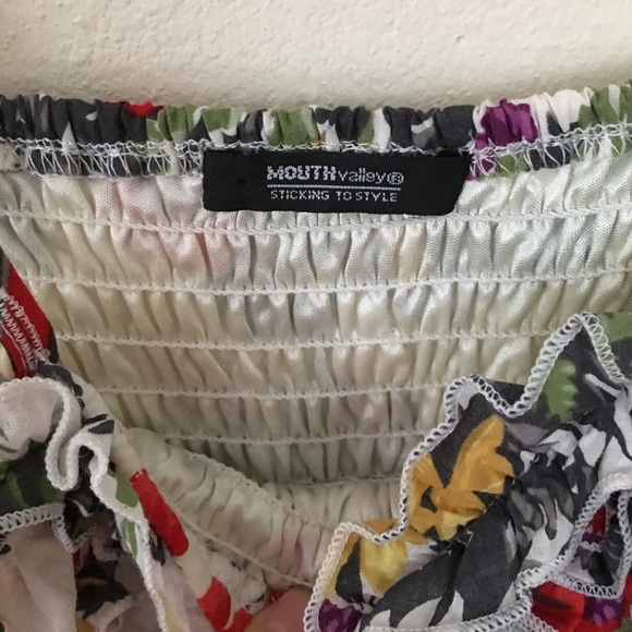 NWOT Adjustable tube or singlet floral dress - Picture 6 of 7