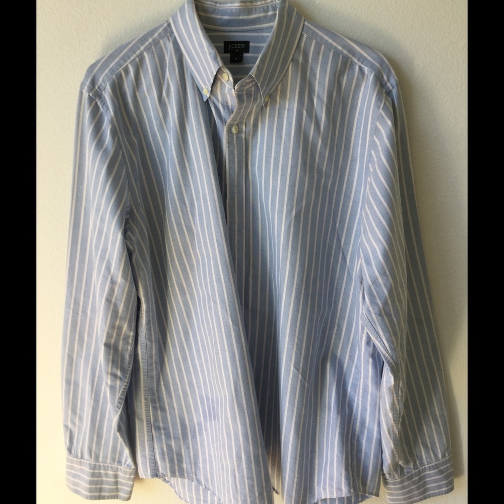 J. Crew Men's Striped Button Down Shirt