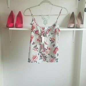 Floral spaghetti shirt