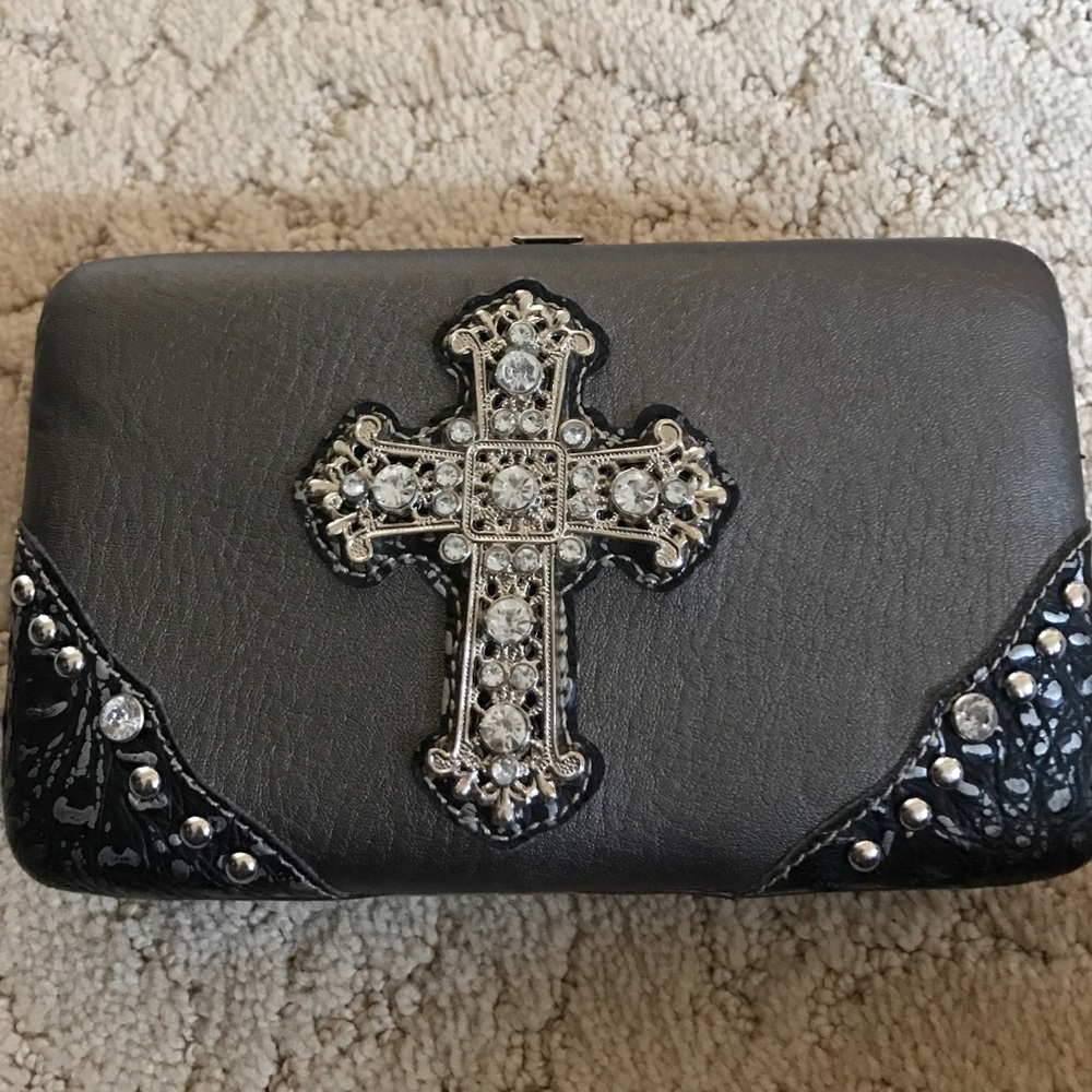 Frame Western Crystal Wallet