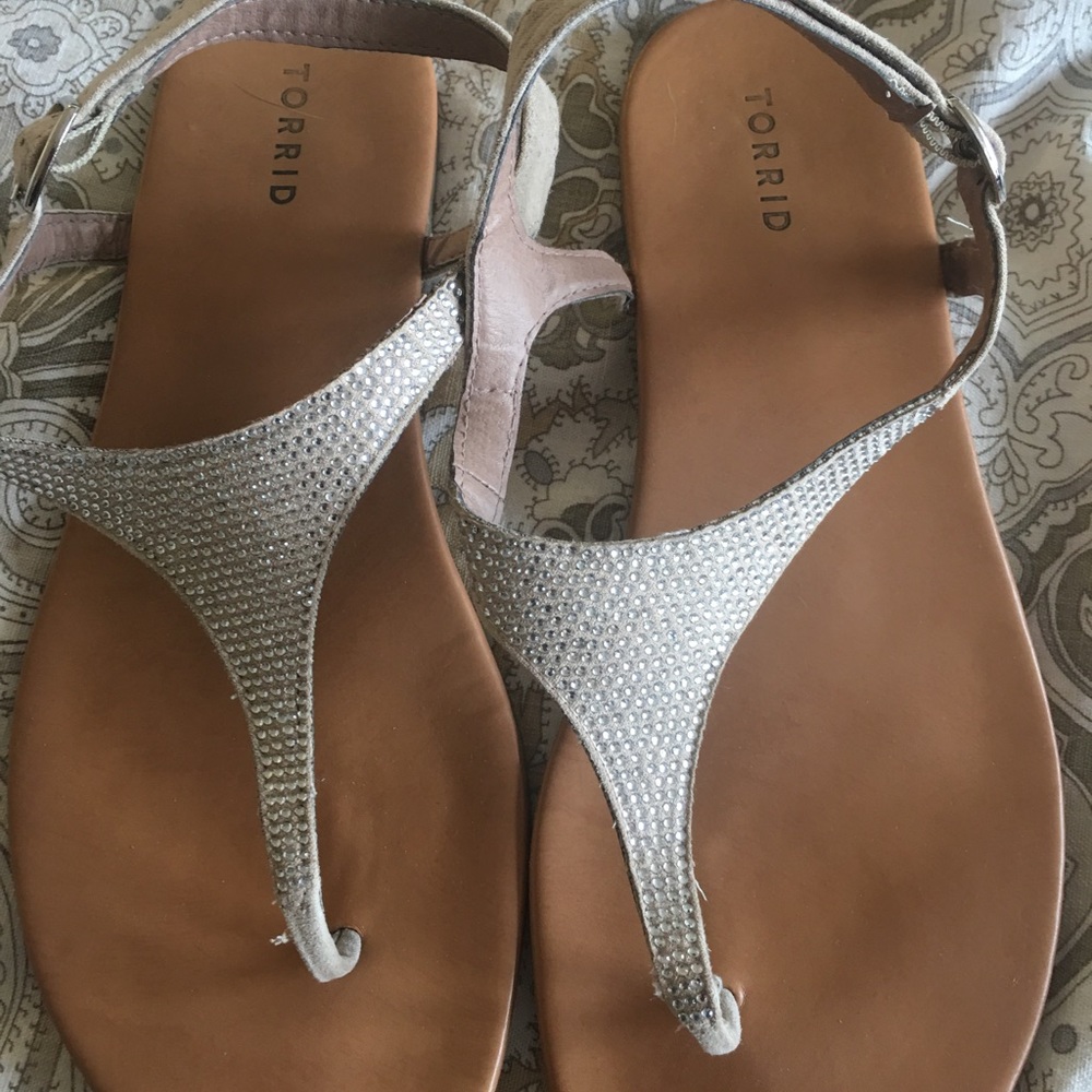 Embellished sandals