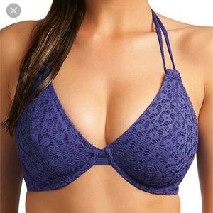 Cute purple bikini top