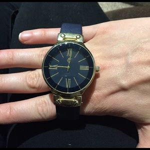 Navy & Gold Watch
