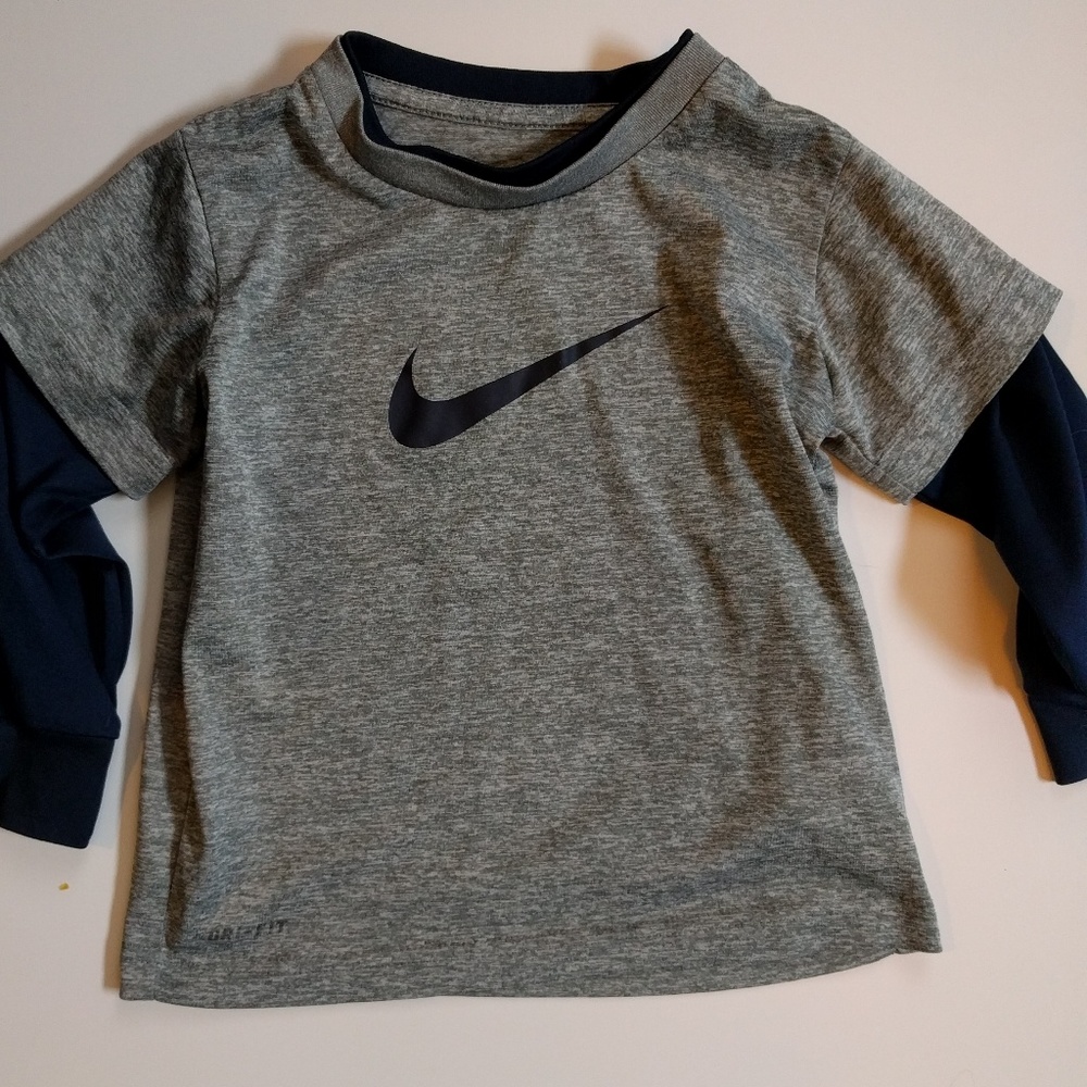 Nike dri fit long sleeve tshirt toddler 2T