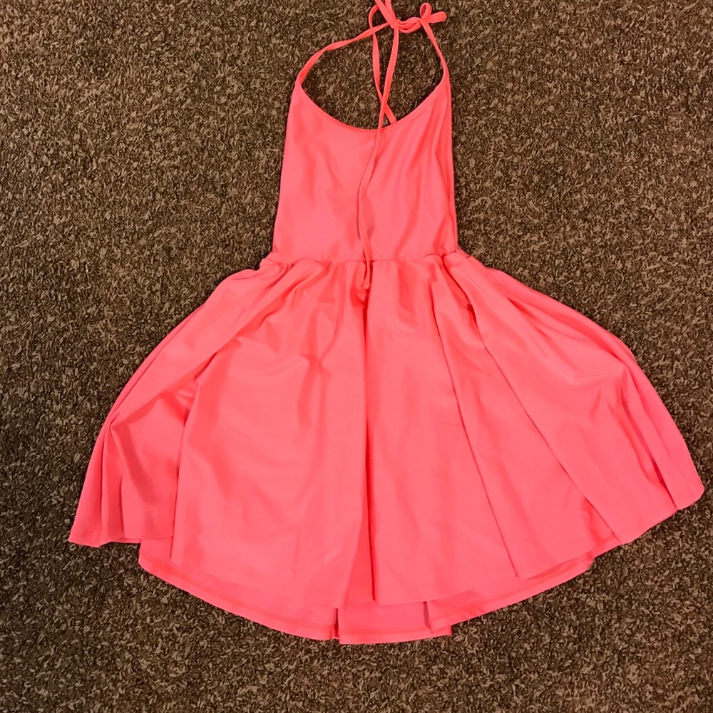 American apparel pink skater dress