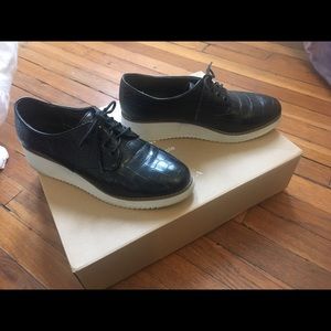 Topshop platform flat oxford size 9.5