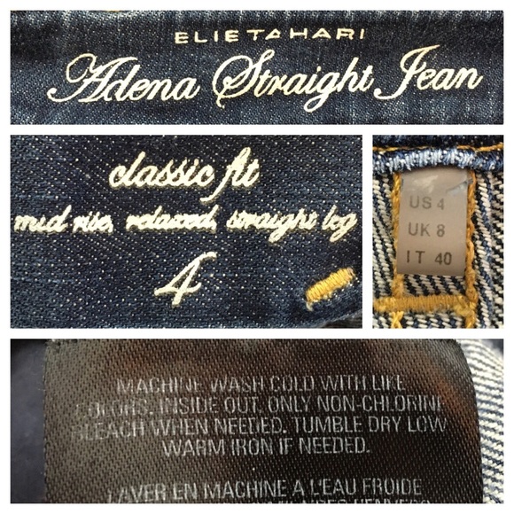 💸Elie Tahari Classic Fit Mid Rise Relaxed size 4 - Picture 5 of 8