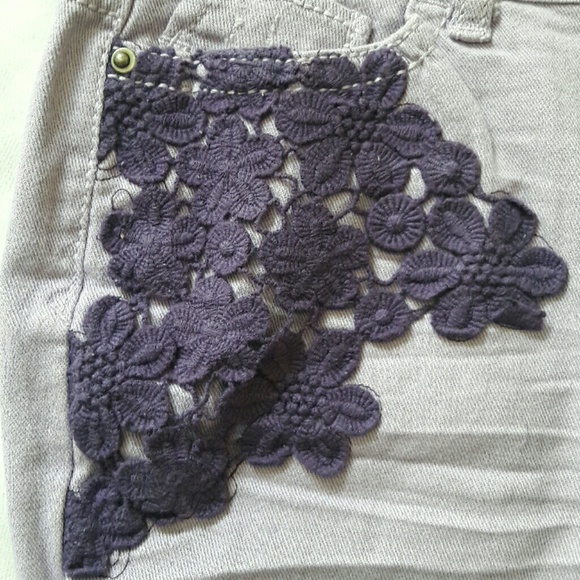 (SOLD)! ✔💜HOT KISS LAVENDER /PURPLE OMBRE JEANS - Picture 3 of 4