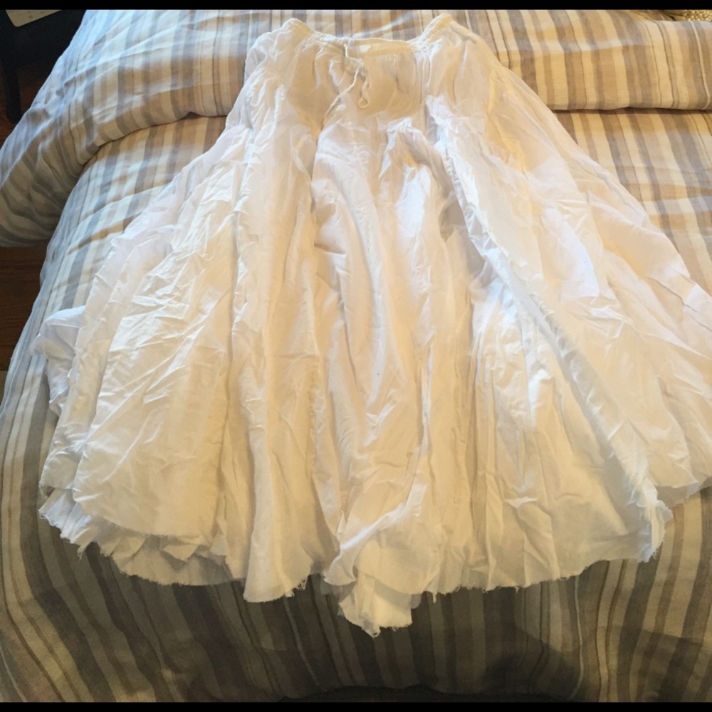 White poofy shirt
