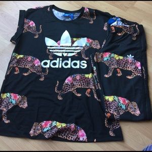 Adidas Oncada Tee & Leggings Set